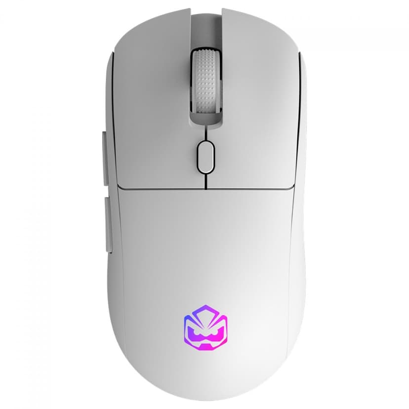 PCYES Basaran Stealth White Ghost Sem Fio 10000 DPI Branco - PMGBRSTWG