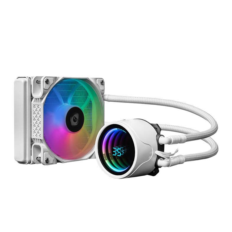Water Cooler Mancer Mystic G1 120mm ARGB Water Cooler Mancer Mystic G1 120mm ARGB Branco - MCR-MTC120-WH01