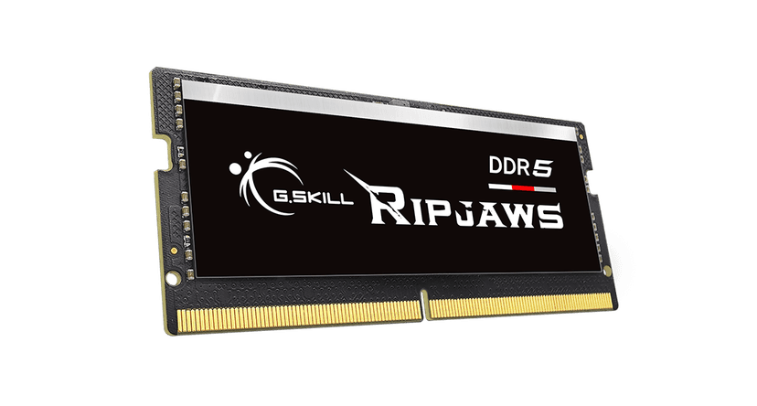 G.Skill Ripjaws 16GB (1x16GB) DDR5 SO-DIMM 5600MHz CL40 Preto - F5-5600S4040A16GX1-RS