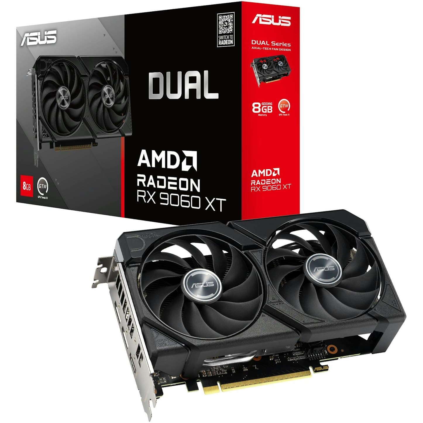 RX 9060 XT 8GB ASUS RX 9060 XT 8GB Dual