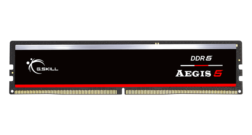 G.Skill Aegis 5 32GB (1x32GB) DDR5 5200MHz CL40 Preto - F5-5200J4040A32GX1-IS