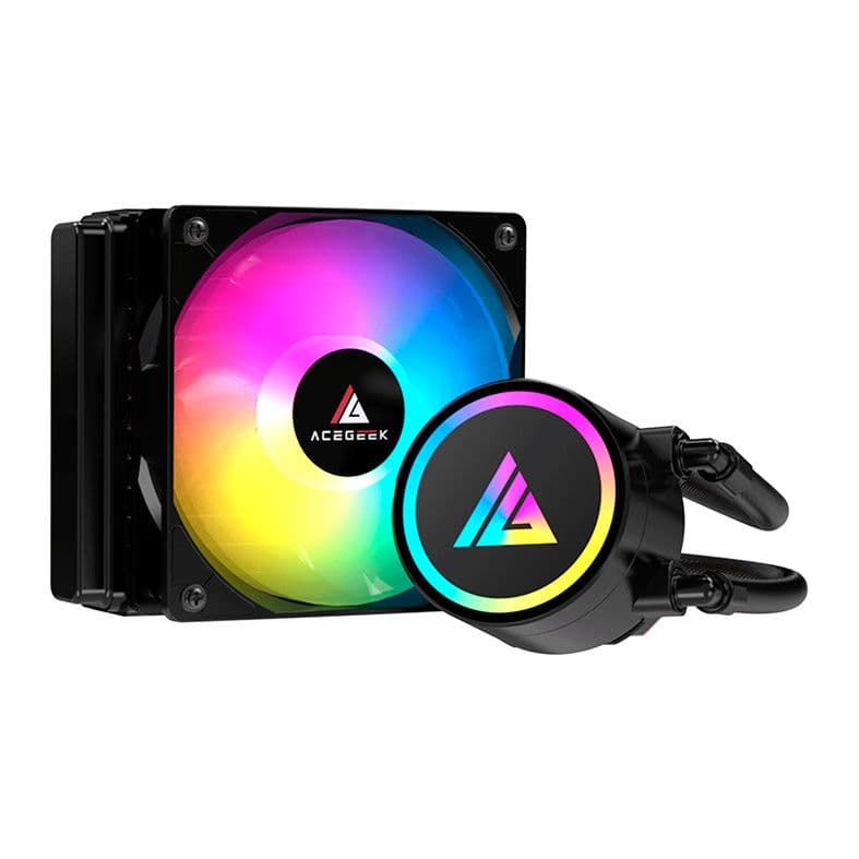Water Cooler Acegeek E120 120mm RGB Preto - AG-E120-BK