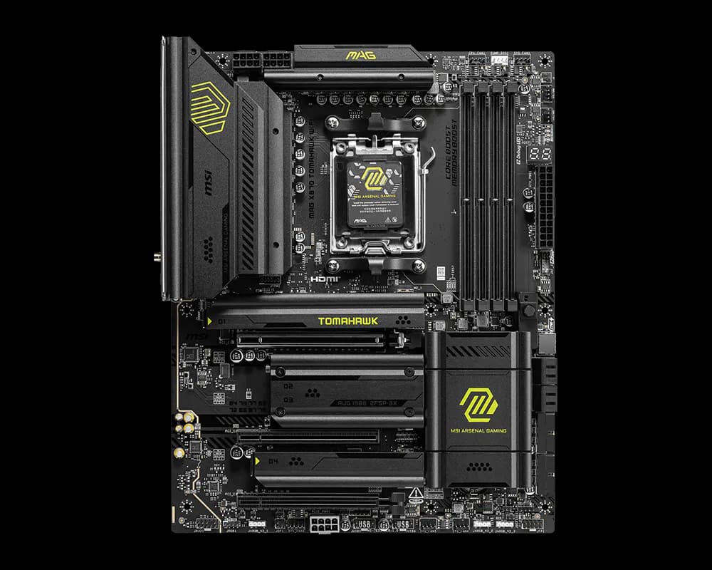 MSI MAG X870 TOMAHAWK WIFI AM5 ATX DDR5 MSI MAG X870 TOMAHAWK WIFI AM5 ATX DDR5