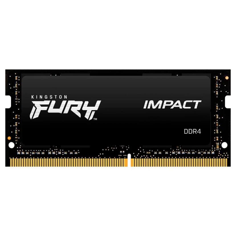 Kingston Fury Impact 8GB (1x8GB) DDR4 SO-DIMM 2666MHz CL15 Preto - KF426S15IB/8