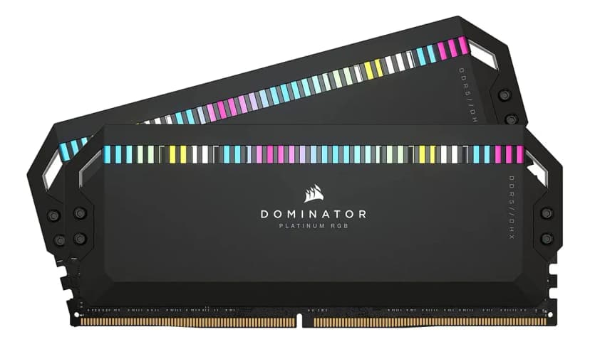 Corsair Dominator Platinum RGB 64GB (2x32GB) DDR5 6600MHz CL32 Preto - CMT64GX5M2B6600C32