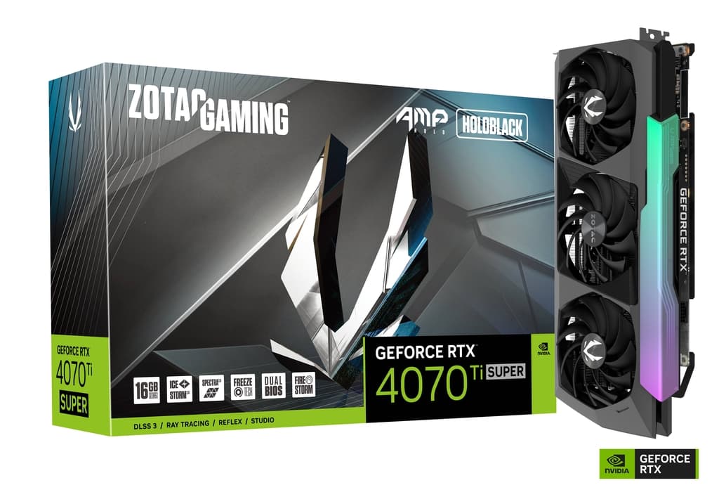 RTX 4070 Ti Super ZOTAC RTX 4070 Ti Super AMP