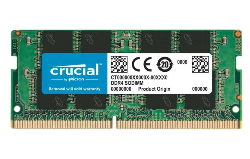 Crucial Basics 32GB (1x32GB) DDR4 SO-DIMM 3200MHz CL22 Verde - CT32G4SFD832A