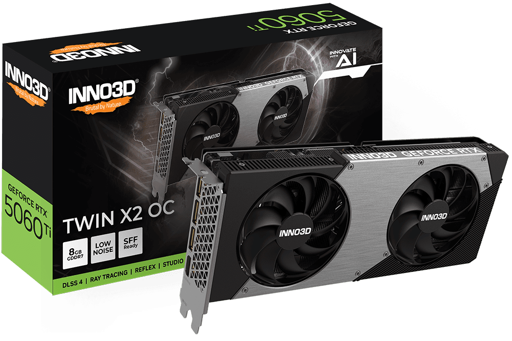 RTX 5060 Ti 8GB INNO3D RTX 5060 Ti 8GB Twin X2 OC