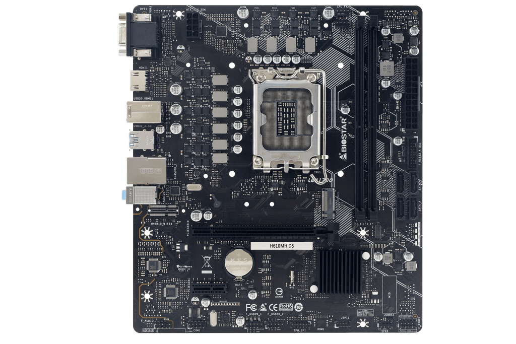Biostar H610MH D5 LGA1700 Micro-ATX DDR5 Biostar H610MH D5 LGA1700 Micro-ATX DDR5