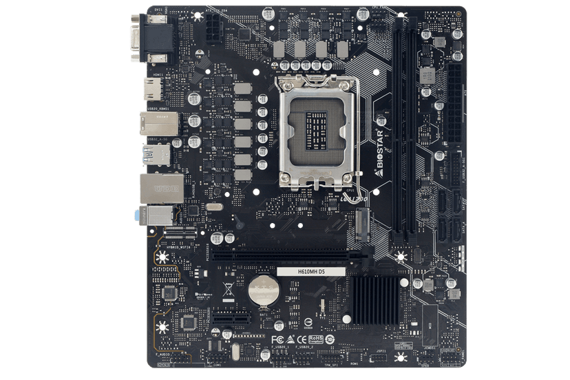 Biostar H610MH D5 LGA1700 Micro-ATX DDR5