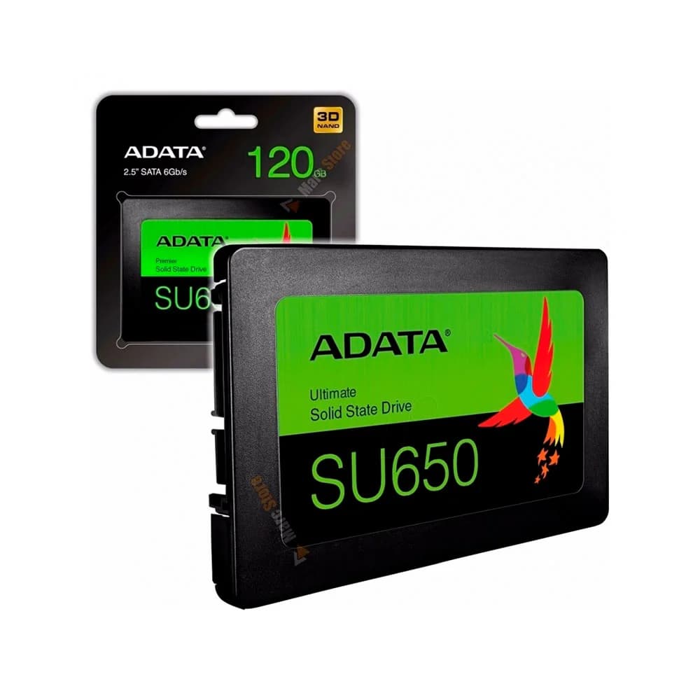 Adata SU650 120GB SSD SATA III - ASU650SS-120GT-R Adata SU650 120GB SSD SATA III - ASU650SS-120GT-R