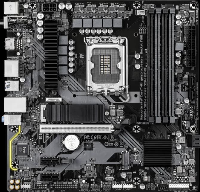 Gigabyte B760M DS3H WIFI6E DDR4 GEN5 LGA1700 Micro-ATX DDR4