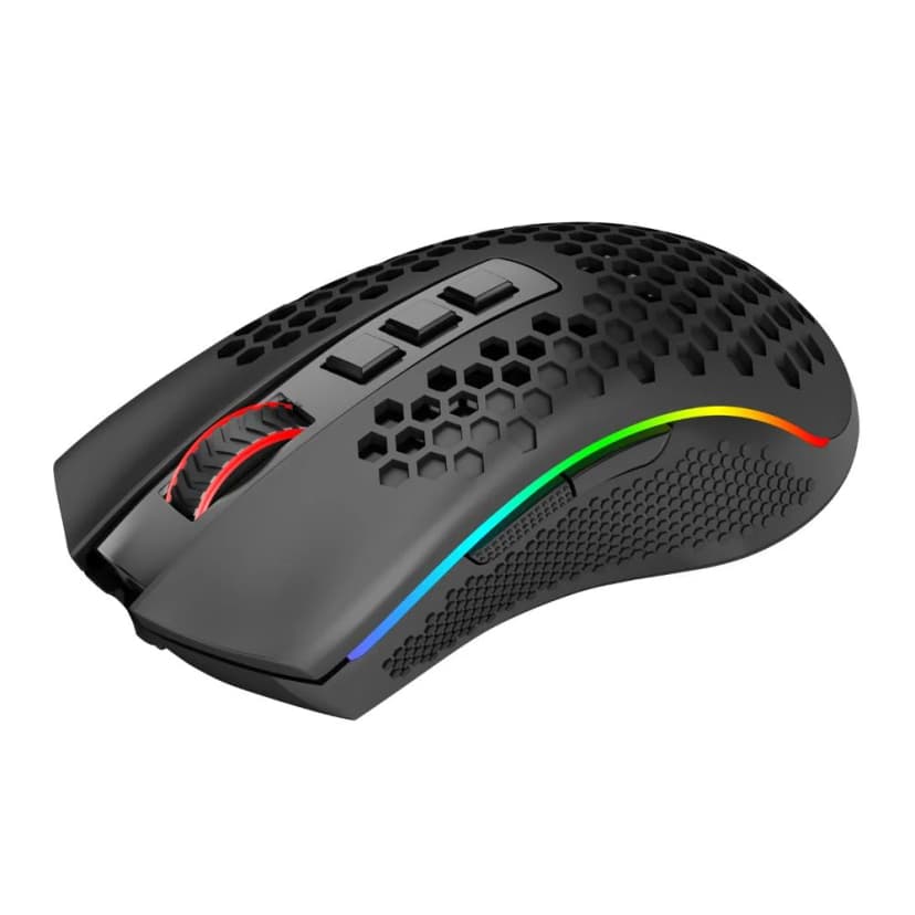 Redragon Storm Pro Sem Fio, Sensor PixArt PAW3335, 16000 DPI, Preto - M808-KS