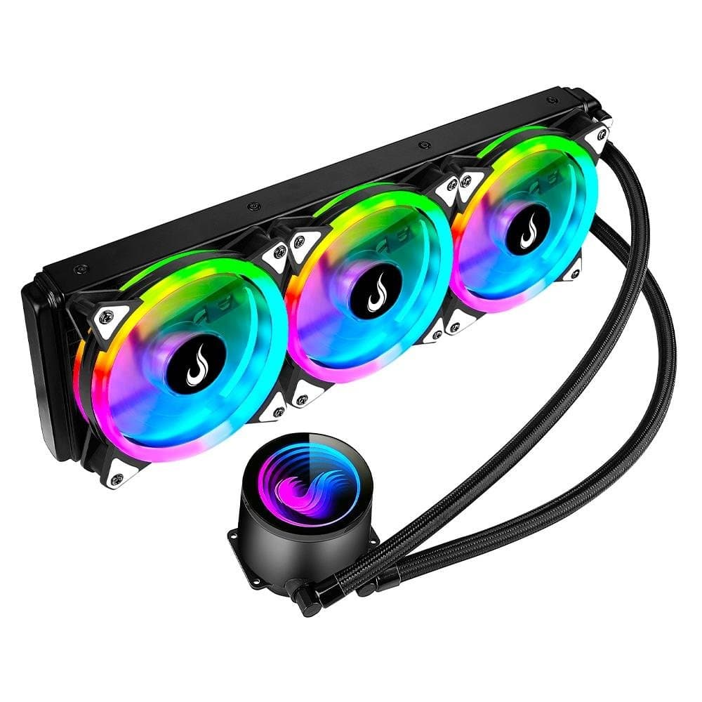 Water Cooler Rise Mode Black 360mm ARGB Water Cooler Rise Mode Black 360mm ARGB Preto - RM-WCB-07-ARGB