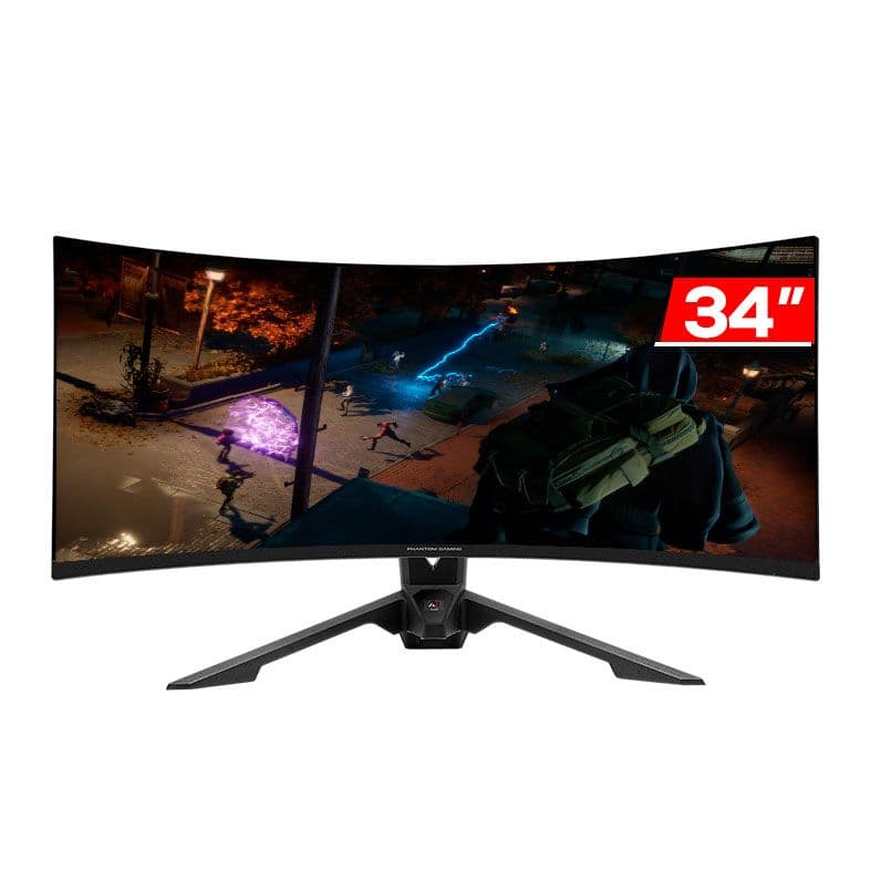 AsRock Phantom Gaming 34" UWQHD 165Hz VA - 90LXA010-A0B3A0V AsRock Phantom Gaming 34" UWQHD 165Hz VA - 90LXA010-A0B3A0V