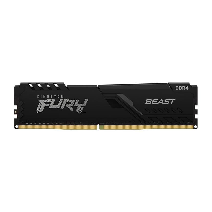 Kingston Fury Beast 16GB (1x16GB) DDR4 3200MHz CL16 Preto - KF432C16BB1/16
