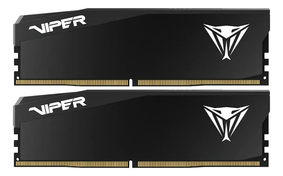 Patriot Viper Elite 5 64GB (2x32GB) DDR5 Patriot Viper Elite 5 64GB (2x32GB) DDR5 8000MHz CL44 Preto - VEU564G8044CK