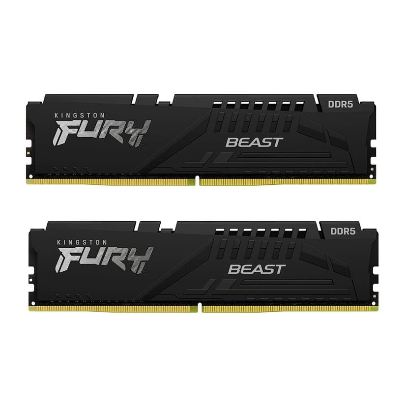 Kingston Fury Beast 32GB (2x16GB) DDR5 5600MHz CL40 Preto - KF556C40BBK2-32