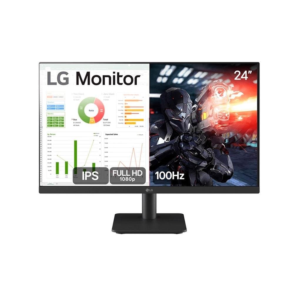 LG 24" FHD 100Hz IPS - 24MS500-B