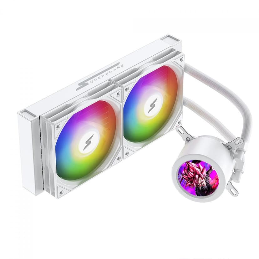 Water Cooler SuperFrame Isengard Magic 240mm ARGB Branco - SF-W240-MW
