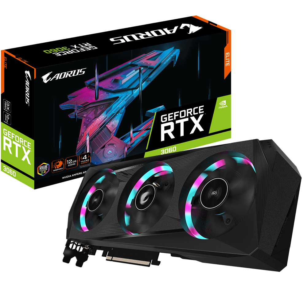 RTX 3060 12GB Gigabyte RTX 3060 12GB Aorus