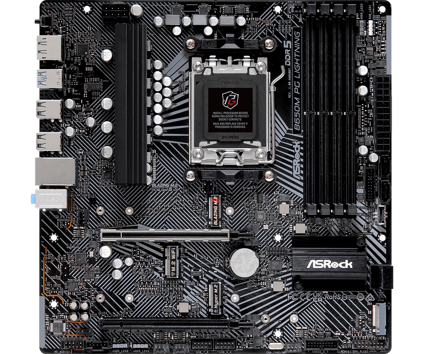 ASRock B650M PG Lightning AM5 Micro-ATX DDR5