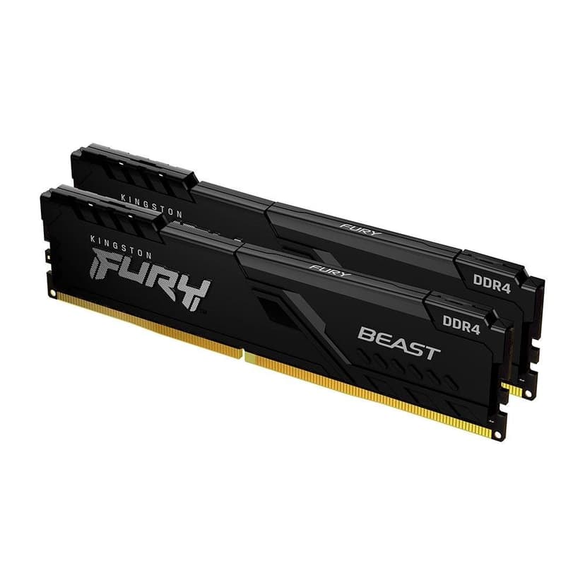 Kingston Fury Beast 64GB (2x32GB) DDR4 3200MHz CL16 Preto - KF432C16BBK2/64