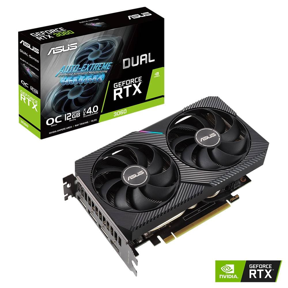 RTX 3060 12GB ASUS RTX 3060 12GB Dual
