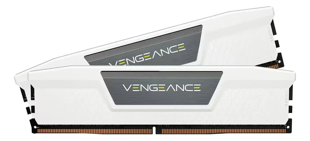Corsair Vengeance 64GB (2x32GB) DDR5 Corsair Vengeance 64GB (2x32GB) DDR5 5600MHz CL40 Branco - CMK64GX5M2B5600C40W
