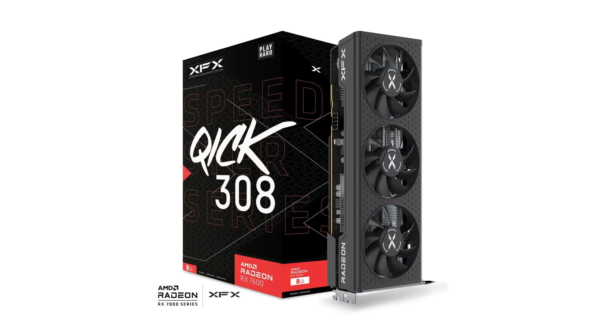 RX 7600 XFX RX 7600 Speedster QICK