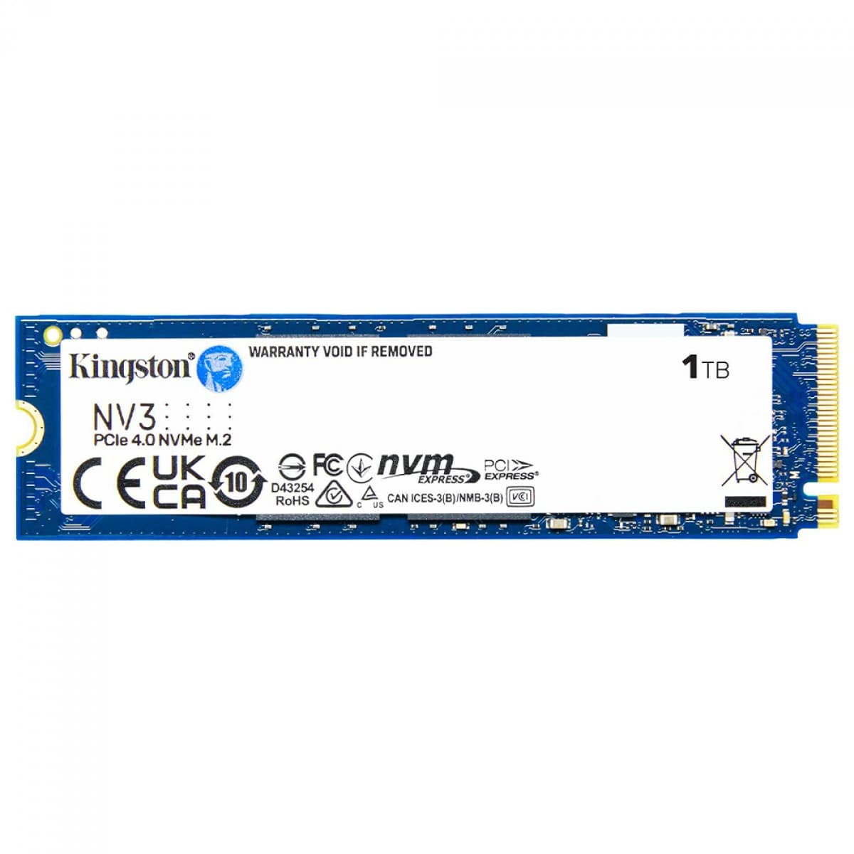 Kingston NV3 1TB SSD NVMe Gen 4 - SNV3S/1000G Kingston NV3 1TB SSD NVMe Gen 4 - SNV3S/1000G