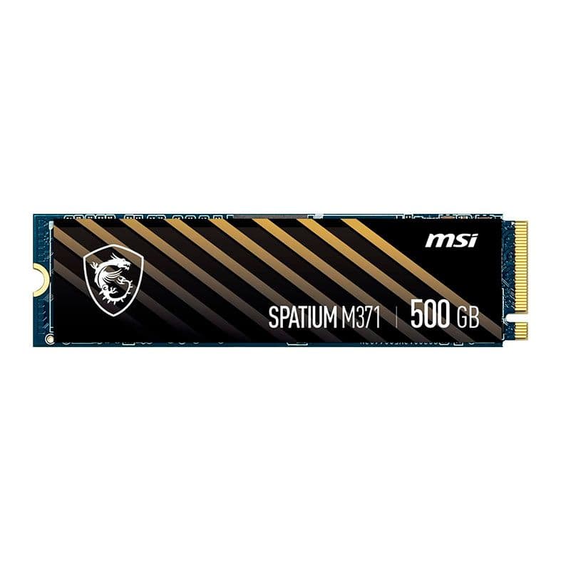 MSI Spatium M371 500GB SSD NVMe Gen 3 - S78-440K160-P83 MSI Spatium M371 500GB SSD NVMe Gen 3 - S78-440K160-P83