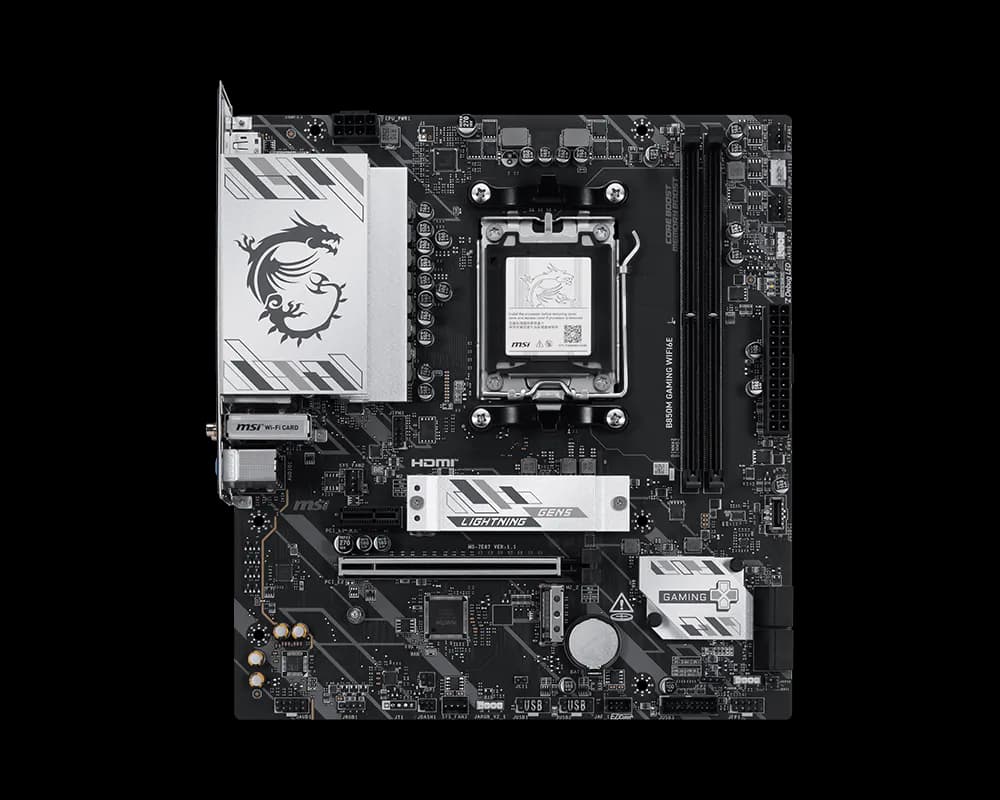 MSI B850M Gaming WIFI6E AM5 Micro-ATX DDR5 MSI B850M Gaming WIFI6E AM5 Micro-ATX DDR5