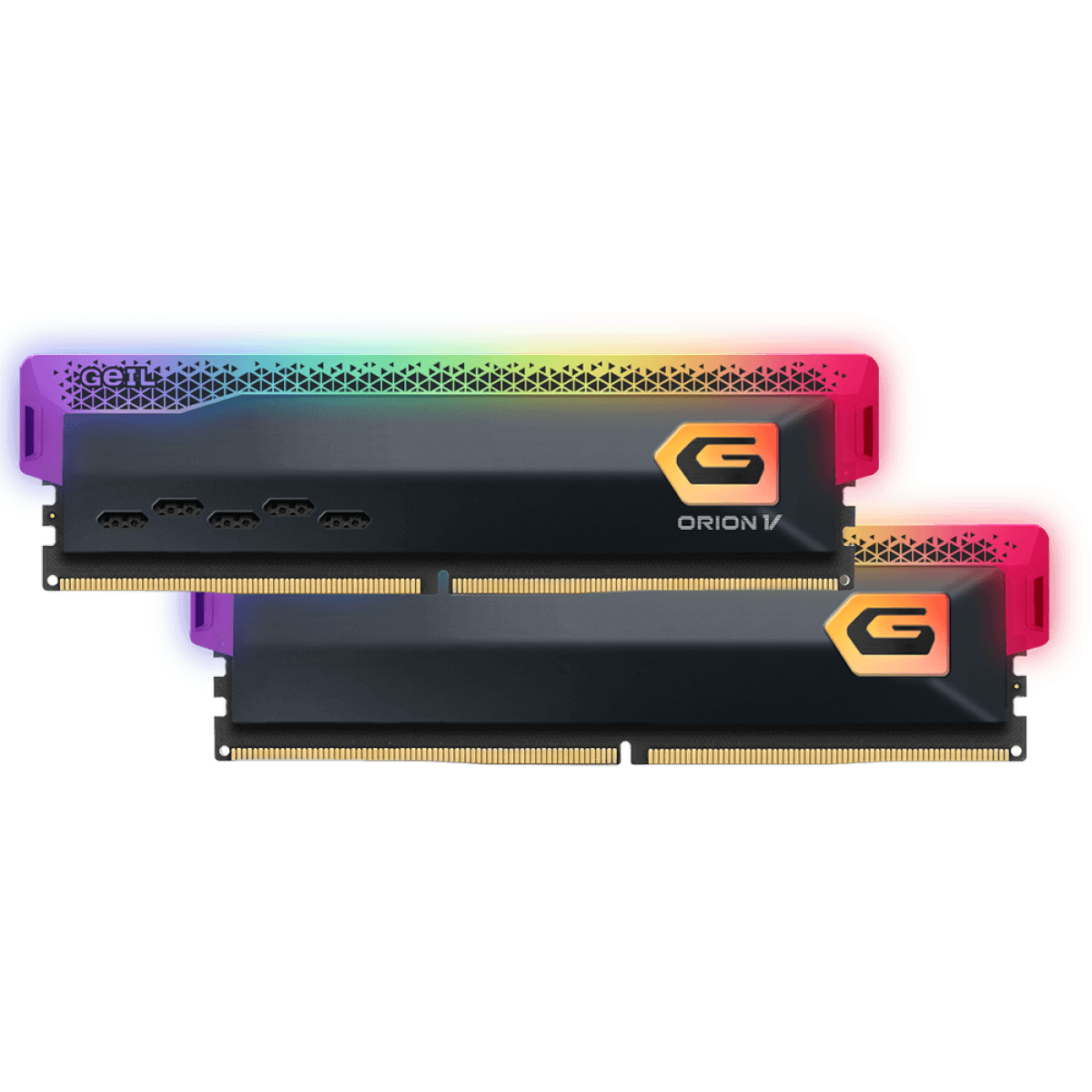 Geil Orion RGB 32GB (2x16GB) DDR5 Geil Orion RGB 32GB (2x16GB) DDR5 6000MHz CL36 Cinza - GVSG532GB6000C38BDC