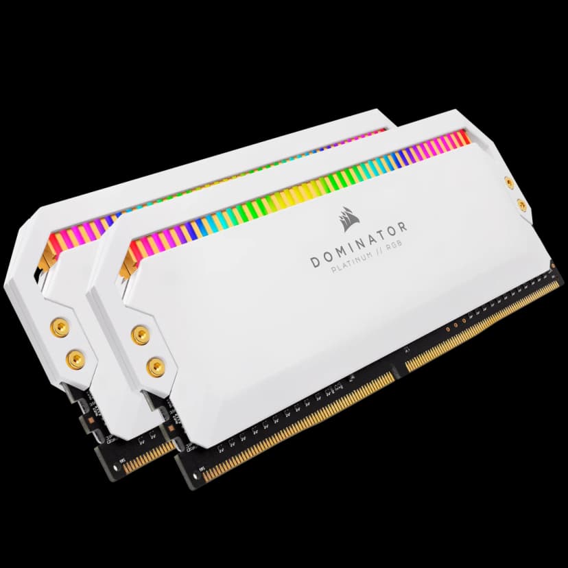 Corsair Dominator Platinum RGB 32GB (2x16GB) DDR4 3200MHz CL16 Branco - CMT32GX4M2E3200C16W