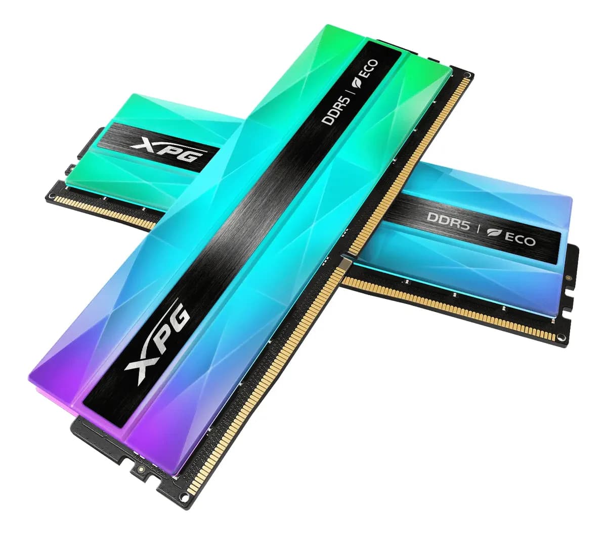 ADATA XPG Lancer Neon RGB 32GB (2x16GB) DDR5 ADATA XPG Lancer Neon RGB 32GB (2x16GB) DDR5 8000MHz CL38 Preto - AX5U8000C3816G-DCLANRSG