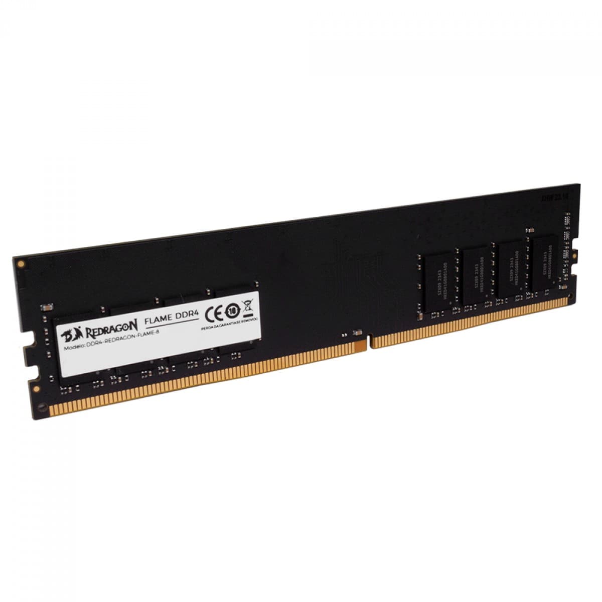 Redragon Flame 8GB (1x8GB) DDR4 Redragon Flame 8GB (1x8GB) DDR4 3200MHz CL16 Preto - GM-703