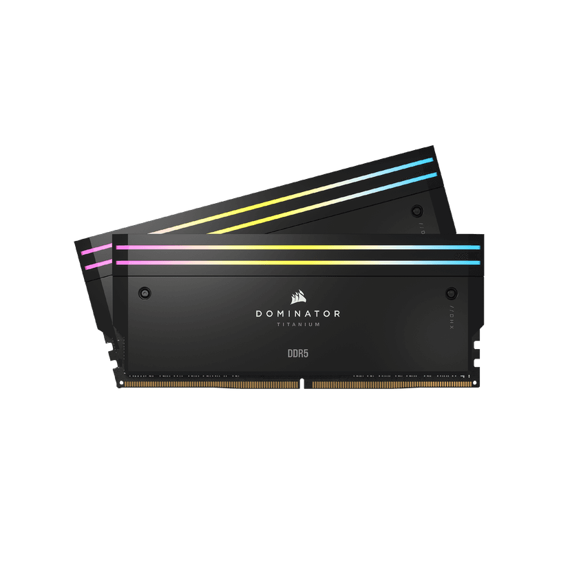 Corsair Dominator Titanium RGB 64GB (2x32GB) DDR5 6400MHz CL32 Preto - CMP64GX5M2B6400C32
