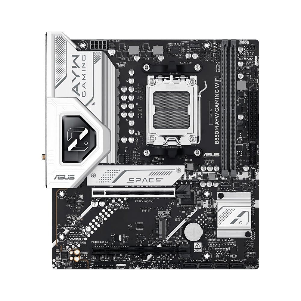 ASUS B850M AYW GAMING WIFI AM5 Micro-ATX DDR5 ASUS B850M AYW GAMING WIFI AM5 Micro-ATX DDR5