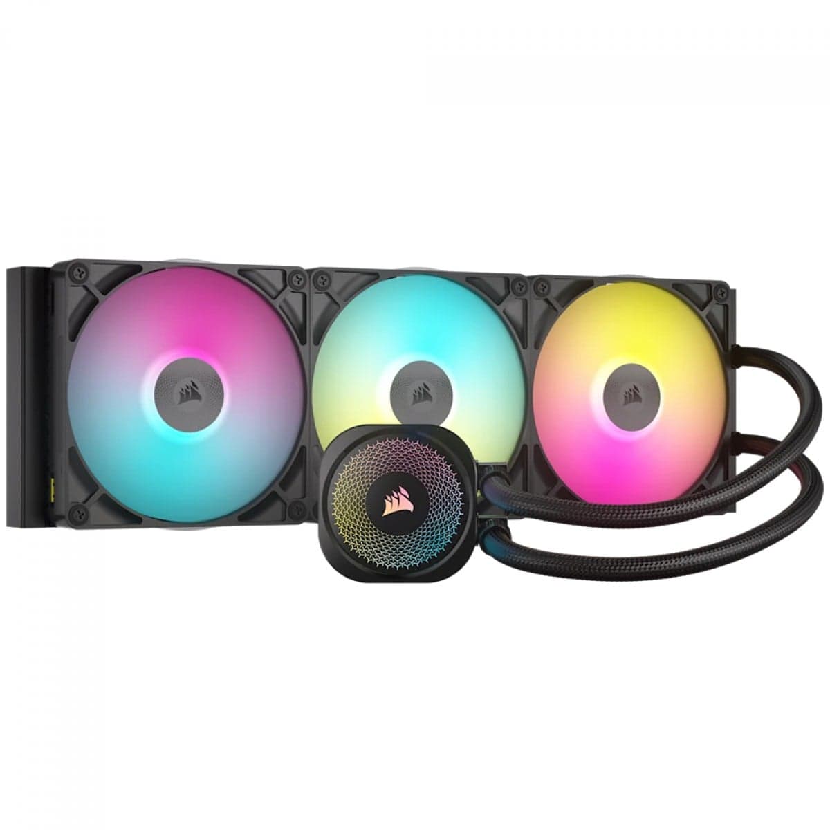 Water Cooler Corsair iCUE LINK Titan 420 RX AIO 420mm RGB Water Cooler Corsair iCUE LINK Titan 420 RX AIO 420mm RGB Preto - CW-9061019-WW