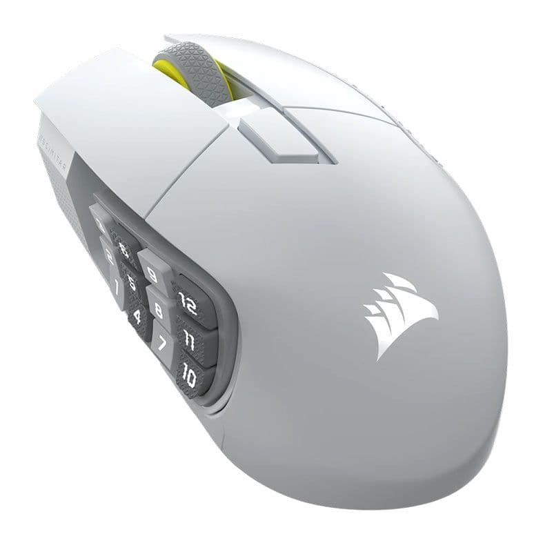 Corsair Scimitar Elite Wireless SE Sem Fio, Sensor MARKSMAN S 33K, 33000 DPI Corsair Scimitar Elite Wireless SE Sem Fio, Sensor MARKSMAN S 33K, 33000 DPI, Branco - CH-9314011