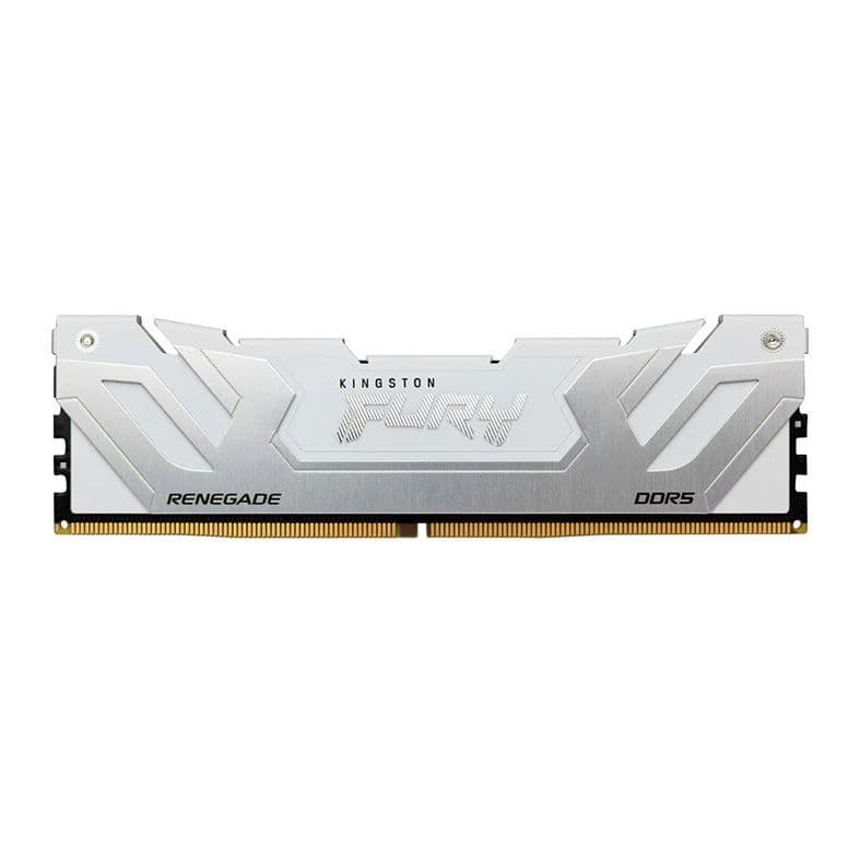Kingston Fury Renegade 24GB (1x24GB) DDR5 Kingston Fury Renegade 24GB (1x24GB) DDR5 8400MHz CL40 Branco - KF584CU40RW-24