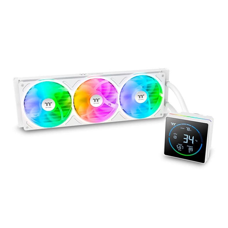 Water Cooler Thermaltake TH360-S V3 360mm ARGB Water Cooler Thermaltake TH360-S V3 360mm ARGB Branco - CL-W472-PL12SW-A
