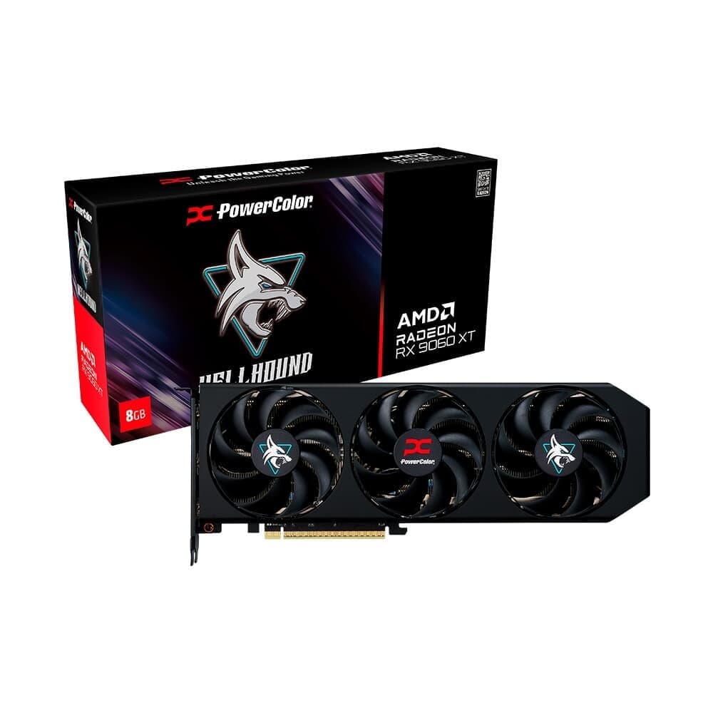 RX 9060 XT 8GB PowerColor RX 9060 XT 8GB Hellhound