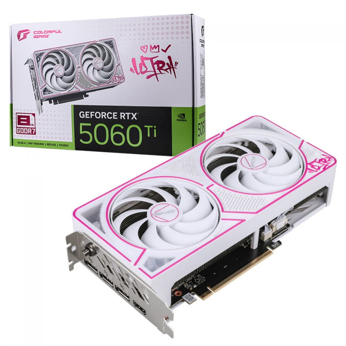 RTX 5060 Ti 8GB Colorful RTX 5060 Ti 8GB iGame Ultra W Duo OC