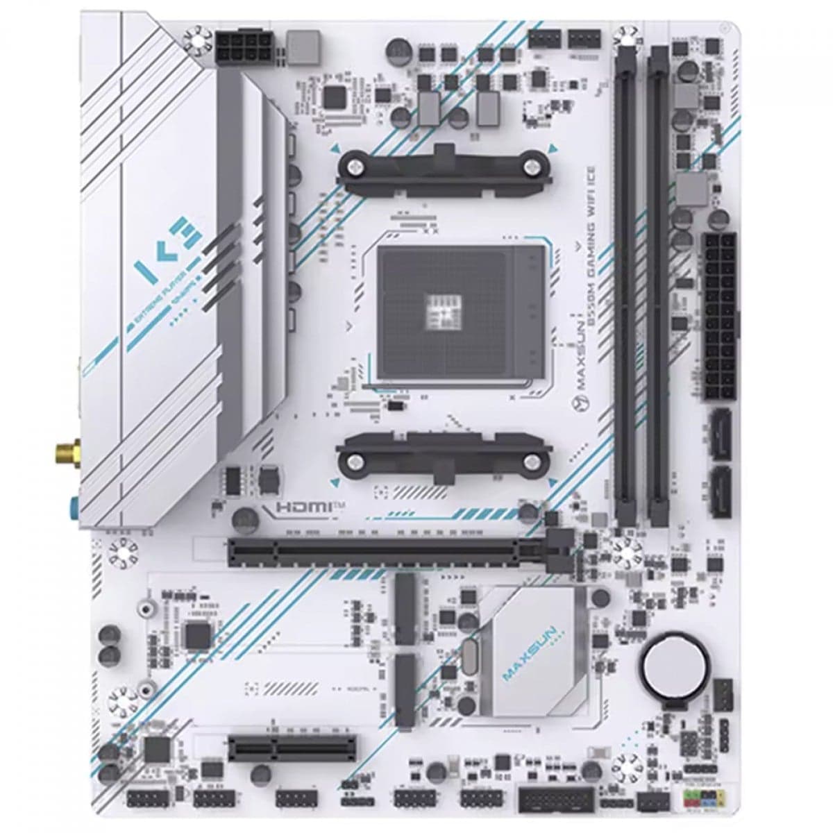 Maxsun B550M Gaming WiFi ICE AM4 Micro-ATX DDR4 Maxsun B550M Gaming WiFi ICE AM4 Micro-ATX DDR4