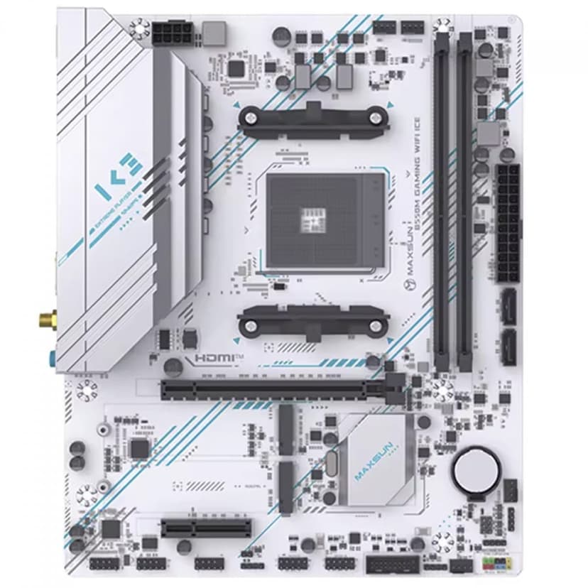 Maxsun B550M Gaming WiFi ICE AM4 Micro-ATX DDR4