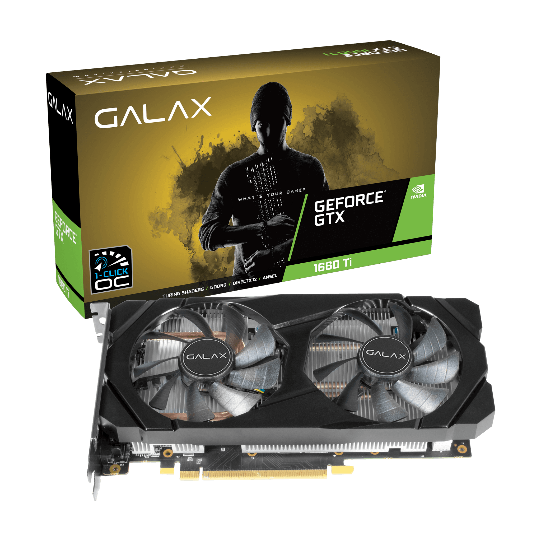 GTX 1660 Ti GALAX GTX 1660 Ti 1-Click OC