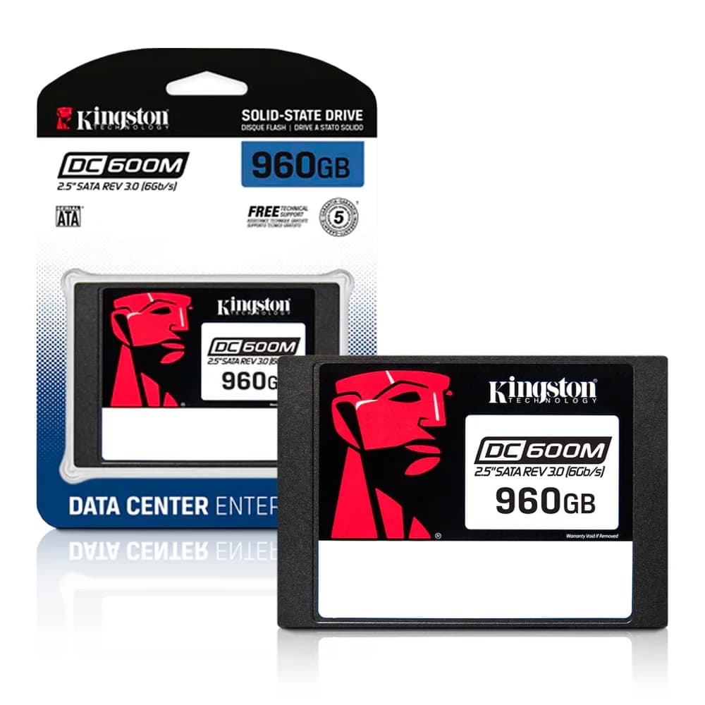 Kingston DC600M 960GB SSD SATA III - SEDC600M/960G Kingston DC600M 960GB SSD SATA III - SEDC600M/960G