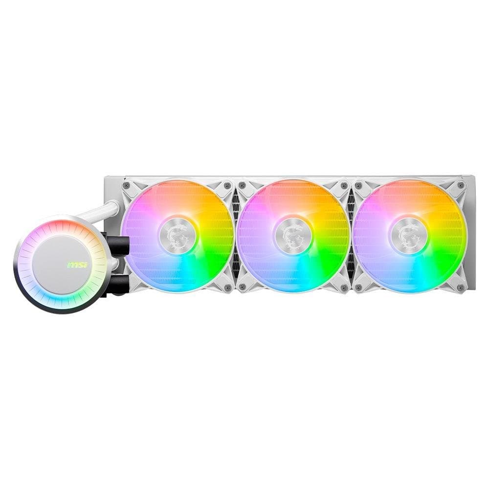 Water Cooler MSI MAG CORELIQUID E360 360mm ARGB Water Cooler MSI MAG CORELIQUID E360 360mm ARGB Branco